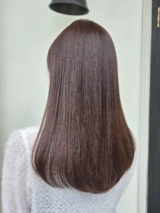ロング カラー 渡辺祐輔 透明感🫧艶カラー✨のヘアスタイル