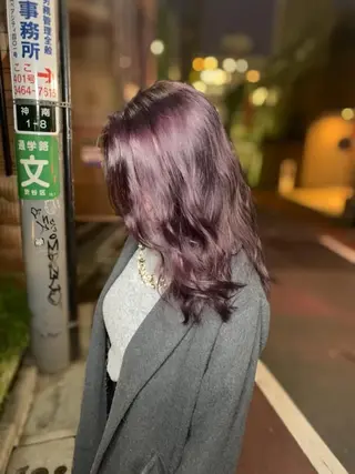 ミディアム カラー 韓国カラーエクステ 👑代表渡部雅己👑のヘアスタイル