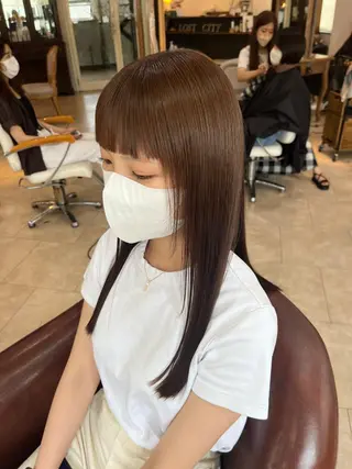 ロング カラー 💛ハイトーン💛 りむのヘアスタイル