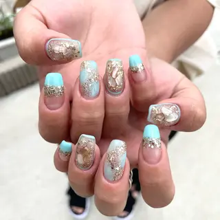 ネイル Sea  nail by emaのネイルデザイン