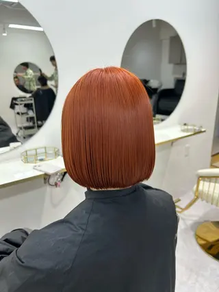 カラー 🧃暖色カラー/🪷 アレンジ/　yunaのヘアスタイル