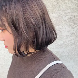 ショート カラー ヘアアレンジ 韓国×巻ける髪質改善 💍maki💍のヘアスタイル