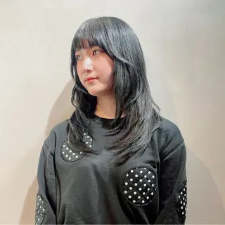 セミロング mizuki/ レイヤー/四条烏丸のヘアスタイル