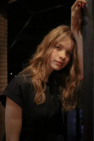 ロング カラー パーマ 峰尾 陽斗のヘアスタイル