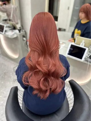 ロング カラー 韓国ヘア×髪質改善 サロンmareのヘアスタイル