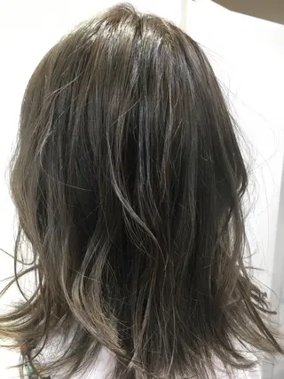 セミロング カラー 髪質改善カラー🦋 田村のヘアスタイル
