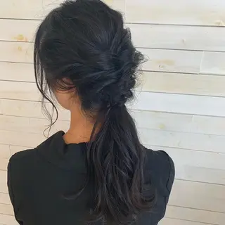 ヘアアレンジ 黒田瀬奈/ボブ まろやかベージュのヘアスタイル