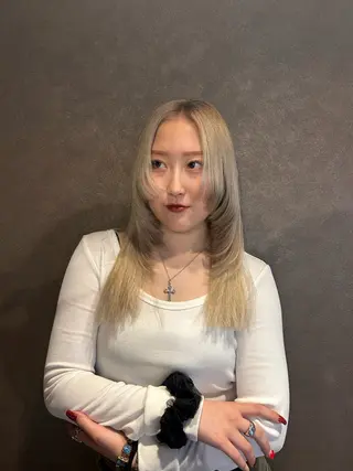 ロング カラー ヘアアレンジ ☕️結【suii.】 ボブ/ヘアセット☕️のヘアスタイル