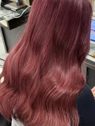 ロング カラー ブリーチ・カットモデ ル🎀serenaのヘアスタイル