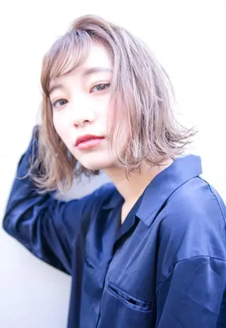 ミディアム カラー hao所属・西山 頌太のヘアスタイル
