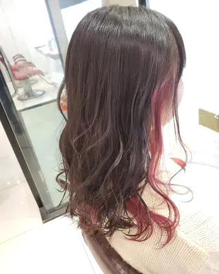 カラー ロング EARTH 池田　雄太のヘアスタイル