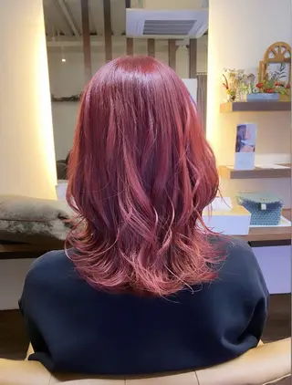 ミディアム 森 いずなのヘアスタイル