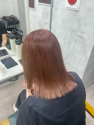 ミディアム カラー limitみづき🌙 ブリーチカラーのヘアスタイル