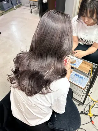 ロング カラー 札幌パーマ レイヤー/後藤海音のヘアスタイル