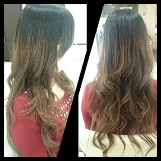 ロング キンジョウ エナミのヘアスタイル