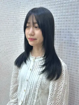 ロング 韓国ヘア 🎀miku🎀のヘアスタイル