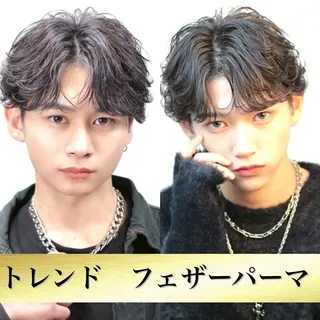 メンズ 札幌メンズヘア⚡️ パーマ職人のヘアスタイル