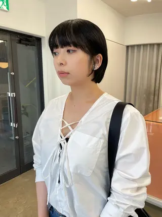 ショート カラー pole所属・【pole】 minaのヘアスタイル