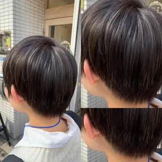 ショート カラー 髪質改善特化 ミサワコウキのヘアスタイル