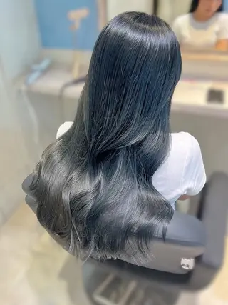 ロング カラー ハイトーン/ブリーチ 💙みずき💙のヘアスタイル