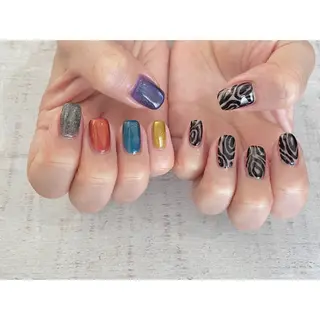 ネイル 𖡼 yumenoのネイルデザイン