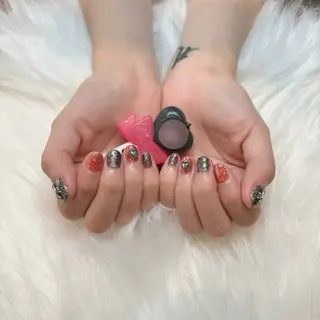 ネイル ネイル/耳つぼ 🖤RIKOのネイルデザイン
