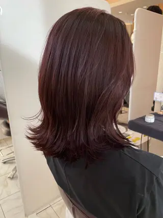 ミディアム ⭐️透け感カラー /齊藤容史⭐️のヘアスタイル