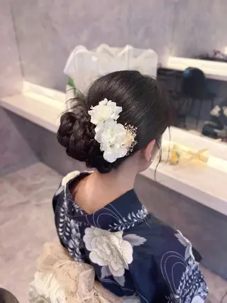 ロング ヘアアレンジ Maho カラーモデル募集中のヘアスタイル