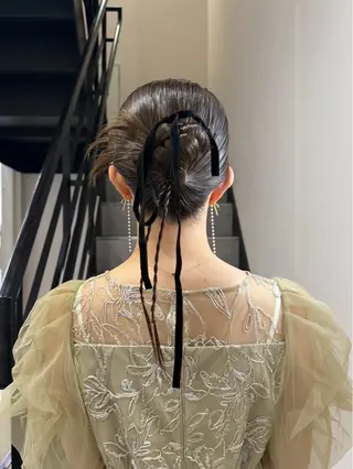 ロング ヘアアレンジ 福岡透明感カラー/ 髪質改善/ayaneのヘアスタイル