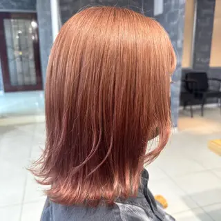 ミディアム カラー SHUN/ブリーチ/ カラー/臼井/佐倉のヘアスタイル