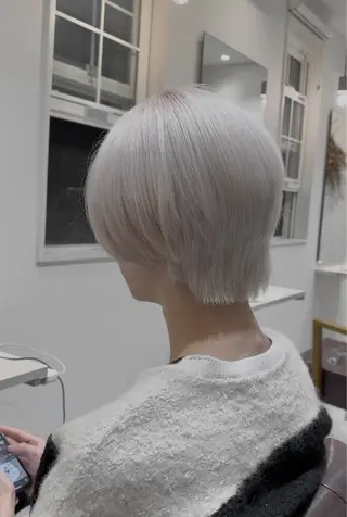 カラー メンズ hono🐬カラー 特化/ハイトーンのヘアスタイル