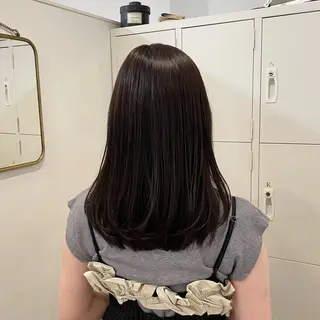 セミロング カラー canon/ベージュ /透明感カラーのヘアスタイル