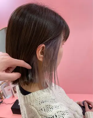 ショート カラー wehlen【ヴェーレン】所属・プル艶職人/ にしものヘアスタイル