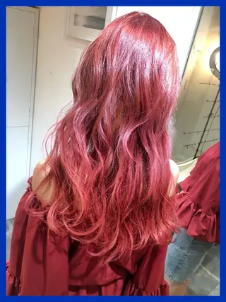 ロング カラー レイヤーカット× 髪質改善たもりのヘアスタイル