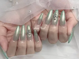 ネイル エツメ💅 長さだし🎀デザインのネイルデザイン