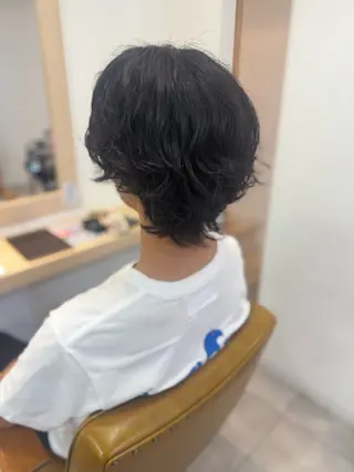 パーマ メンズ Hikari /赤み消しカラーのヘアスタイル