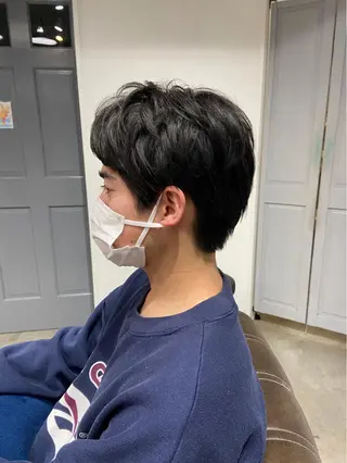 メンズ 安岡美咲✂︎ 艶カラー/髪質改善のヘアスタイル