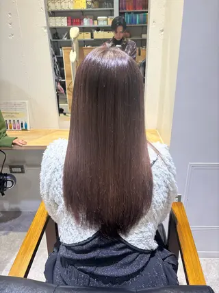 セミロング カラー 似合わせスタイル： 叶夢のヘアスタイル