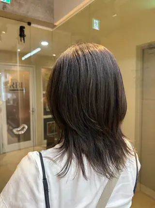 ミディアム カラー 吉川 慶斗のヘアスタイル