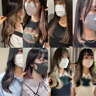 ロング カラー ヘアアレンジ 🦋美髪／エクステ 🦋アベイクミのヘアスタイル