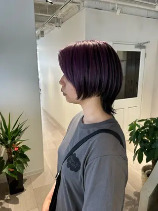 ショート ior北千住【イオール】所属・YU(ハイトーン/ ブリーチカラー)のヘアスタイル