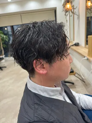 ミディアム パーマ FURUSHO所属・髪質改善/縮毛矯正 /メンズパーマ川田のヘアスタイル