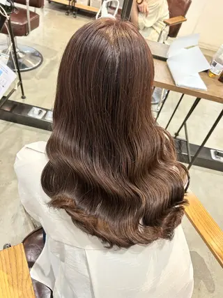 セミロング 💞梅田髪質改善💞 ストレート/カラーのヘアスタイル