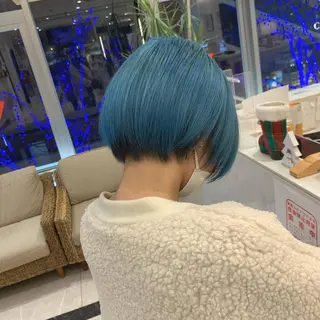 ショート カラー 韓国風/顔周りカット /髪質改善RYOTAのヘアスタイル