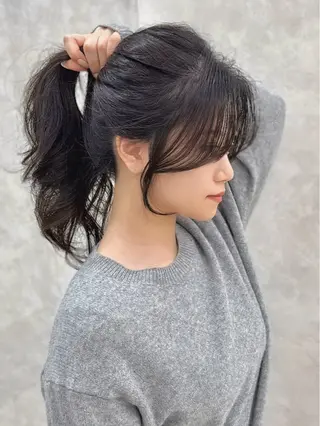 ロング カラー MAEUL luna所属・前髪顔周り/レイヤー 韓国/桔川恒のヘアスタイル