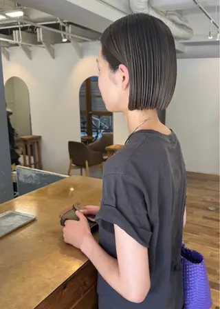 ミディアム siro所属・siro meru 透明感カラーのヘアスタイル