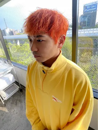 ショート メンズケアブリーチ 特化🔥村田のヘアスタイル