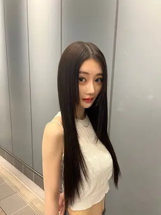 ロング カラー etora 渋谷所属・ワンホンヘア🇨🇳 髪質改善/itaruのヘアスタイル