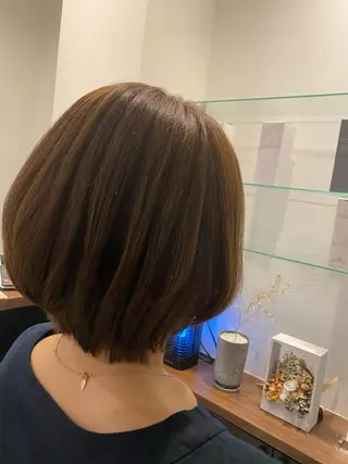 ミディアム カラー Rely 美空のヘアスタイル