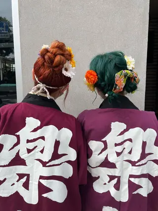 ヘアアレンジ AYANE 韓国ヘア /レイヤーカットのヘアスタイル